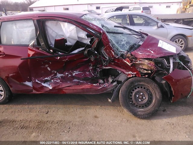 3N1CE2CP8GL383169 - 2016 NISSAN VERSA NOTE S/S PLUS/SV/SL/SR MAROON photo 6