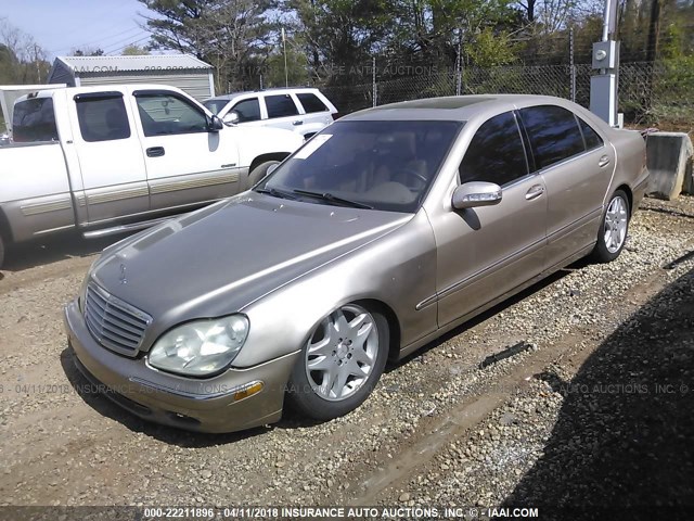 WDBNG70J33A333728 - 2003 MERCEDES-BENZ S 430 GOLD photo 2