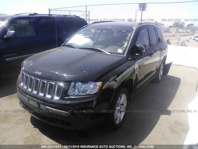 1C4NJDEB2CD637599 - 2012 JEEP COMPASS LATITUDE 黑色 照片 2