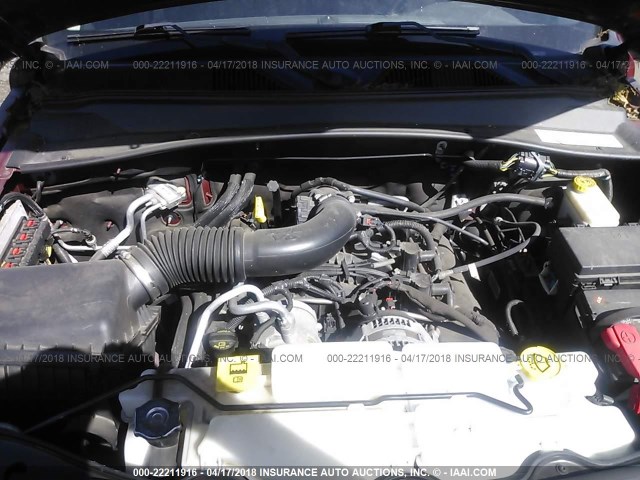 1C4PJMAKXCW117377 - 2012 JEEP LIBERTY SPORT 勃艮第红 照片 10