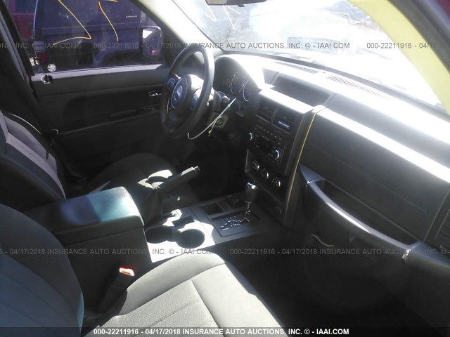 1C4PJMAKXCW117377 - 2012 JEEP LIBERTY SPORT 勃艮第红 照片 5