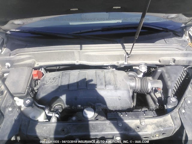 1GKKVRED3CJ381002 - 2012 GMC ACADIA SLT-1 Biały zdjęcie 10