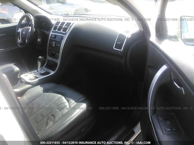 1GKKVRED3CJ381002 - 2012 GMC ACADIA SLT-1 Biały zdjęcie 5