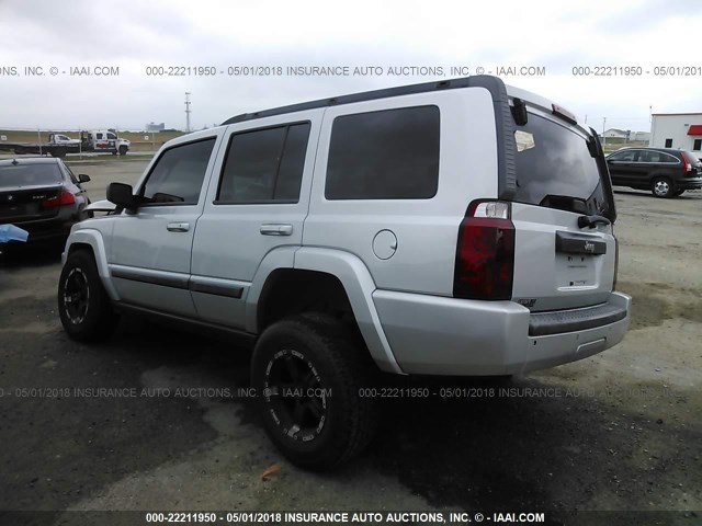 1J8HH48K57C587564 - 2007 JEEP COMMANDER ნაცრისფერი ფოტო 3