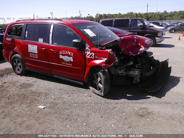 1D8HN44EX9B507220 - 2009 DODGE GRAND CARAVAN SE RED photo 1