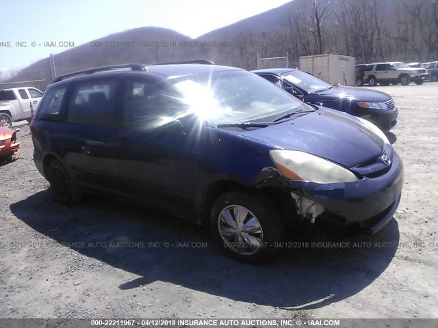 5TDZA23C86S471647 - 2006 TOYOTA SIENNA CE/LE BLUE photo 1