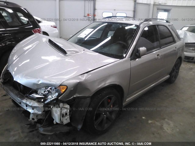 JF1GG74607G801312 - 2007 SUBARU IMPREZA WRX/LIMITED SILVER photo 2