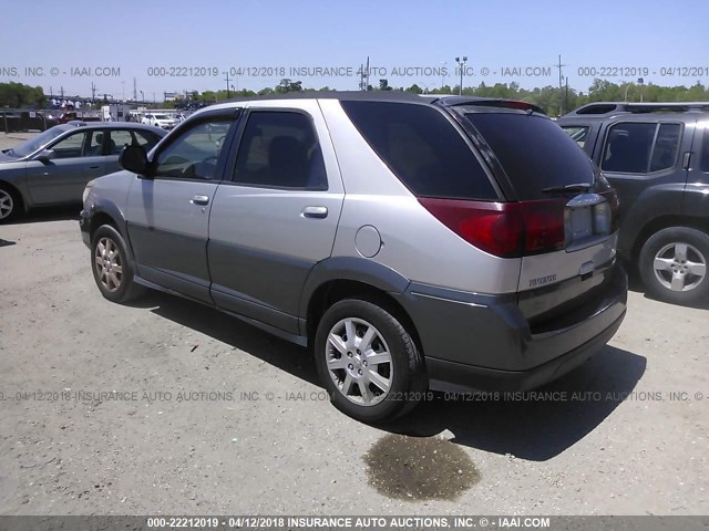 3G5DA03E55S551893 - 2005 BUICK RENDEZVOUS CX/CXL SILVER photo 3