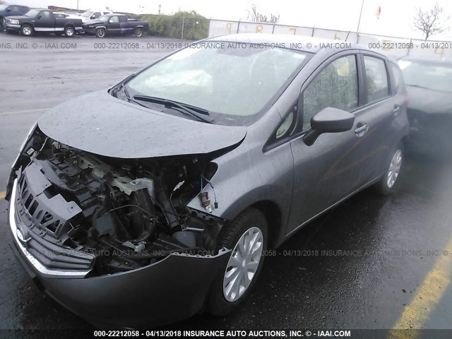 3N1CE2CP9GL389000 - 2016 NISSAN VERSA NOTE S/S PLUS/SV/SL/SR GRAY photo 2