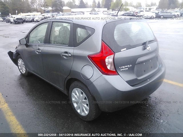 3N1CE2CP9GL389000 - 2016 NISSAN VERSA NOTE S/S PLUS/SV/SL/SR GRAY photo 3