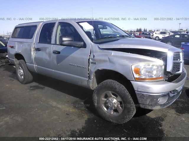 3D7KS28D26G273327 - 2006 DODGE RAM 2500 ST/SLT SILVER photo 1