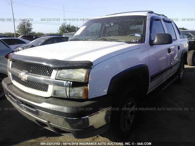 3GNEC12T74G169161 - 2004 CHEVROLET AVALANCHE C1500 WHITE photo 2