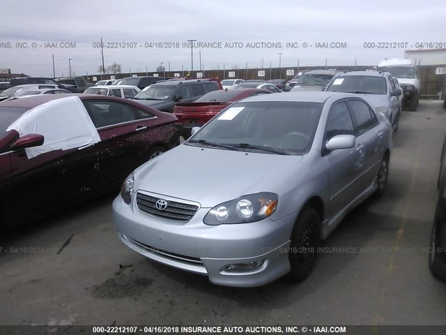 1NXBR32EX5Z507539 - 2005 TOYOTA COROLLA CE/LE/S SILVER photo 2