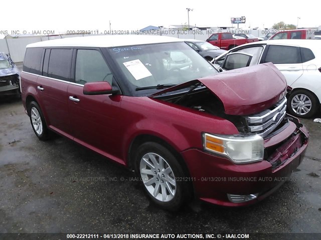 2FMDK52C79BA73826 - 2009 FORD FLEX SEL RED photo 1