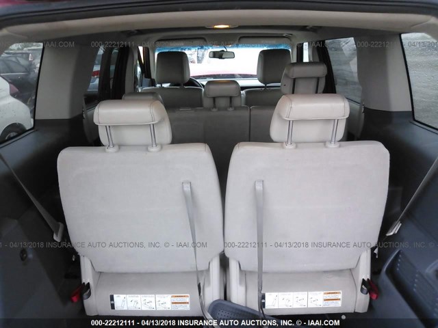 2FMDK52C79BA73826 - 2009 FORD FLEX SEL წითელი ფოტო 8