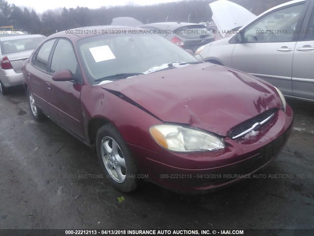 1FAFP55S72G262496 - 2002 FORD TAURUS SES RED photo 1