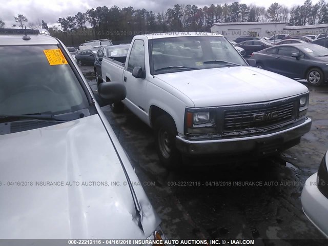 1GTEC14W9WZ504309 - 1998 GMC SIERRA C1500 WHITE photo 1