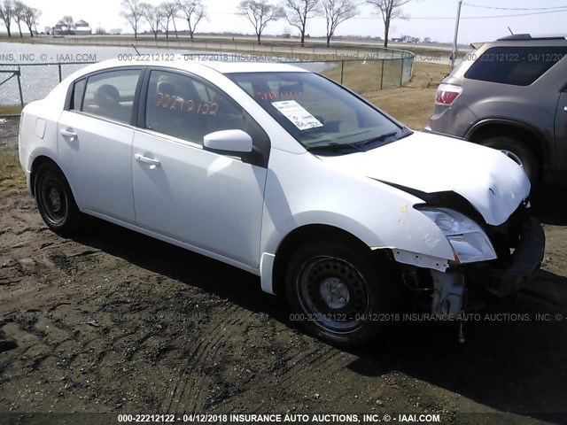 3N1AB61EX7L654502 - 2007 NISSAN SENTRA 2.0/2.0S/2.0SL WHITE photo 1