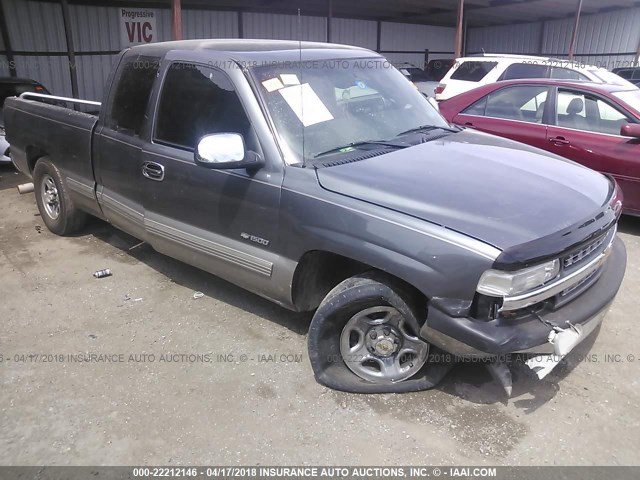 2GCEC19V5Y1157766 - 2000 CHEVROLET SILVERADO C1500 GRAY photo 1