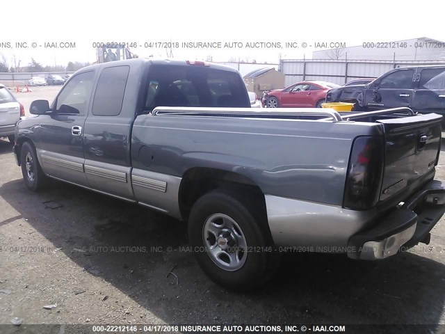 2GCEC19V5Y1157766 - 2000 CHEVROLET SILVERADO C1500 GRAY photo 3