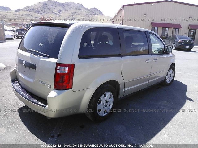 2D8HN44E19R636464 - 2009 DODGE GRAND CARAVAN SE BROWN photo 4