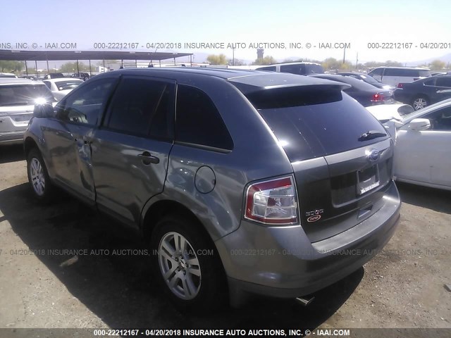 2FMDK36C29BA60917 - 2009 FORD EDGE SE GRAY photo 3