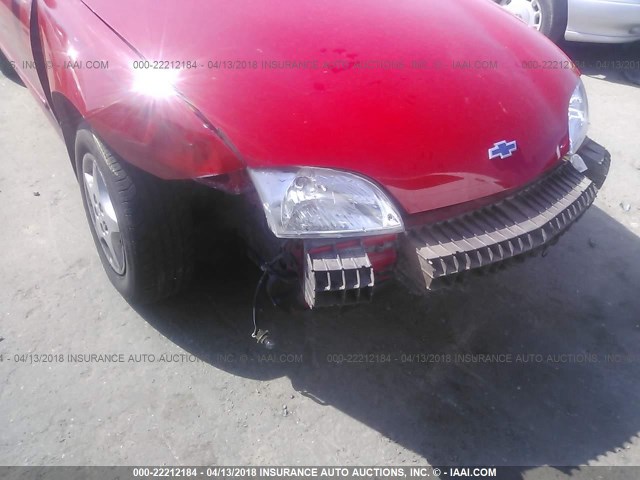 1G1JC524827249898 - 2002 CHEVROLET CAVALIER CNG RED photo 6