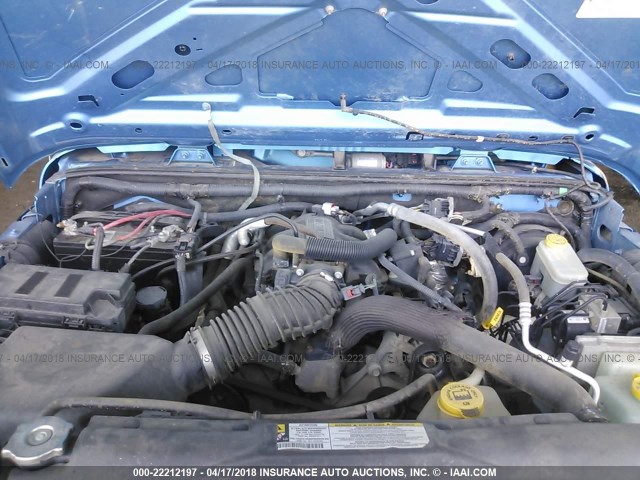 1J4AA2D18AL173078 - 2010 JEEP WRANGLER SPORT ლურჯი ფოტო 10