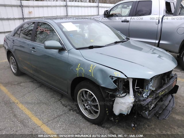 4T1BE46K49U888618 - 2009 TOYOTA CAMRY SE/LE/XLE GREEN photo 1