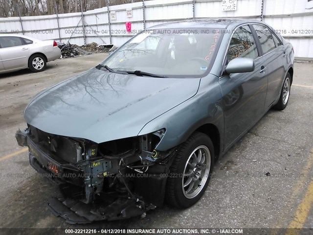 4T1BE46K49U888618 - 2009 TOYOTA CAMRY SE/LE/XLE GREEN photo 2