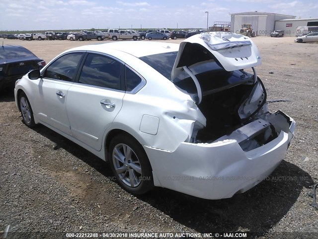 1N4AL3AP5EC105265 - 2014 NISSAN ALTIMA 2.5/S/SV/SL WHITE photo 3