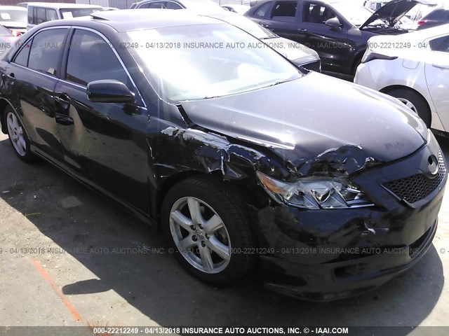 4T1BK46K67U554726 - 2007 TOYOTA CAMRY NEW GENERAT LE/XLE/SE BLACK photo 6