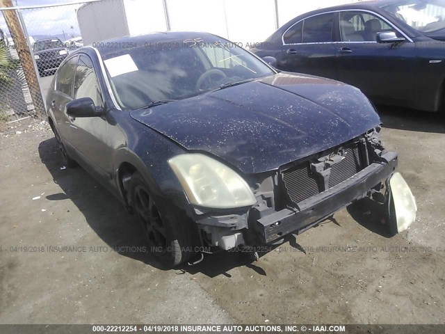 1N4BA41E05C815298 - 2005 NISSAN MAXIMA SE/SL BLACK photo 1