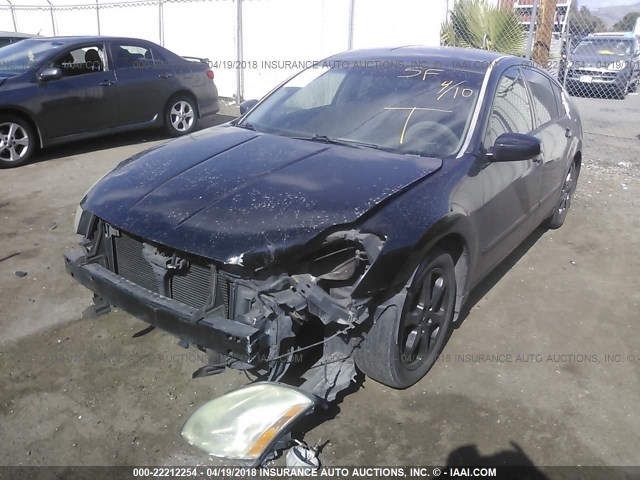 1N4BA41E05C815298 - 2005 NISSAN MAXIMA SE/SL BLACK photo 2