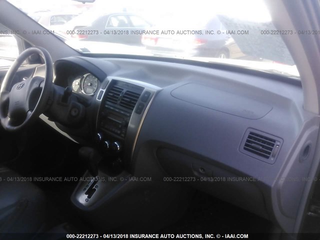 KM8JN12D25U153230 - 2005 HYUNDAI TUCSON GLS/LX BLACK photo 5