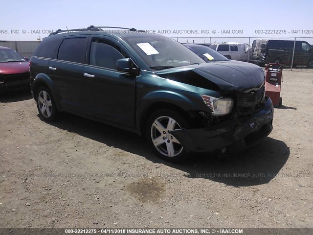 3D4GH57V79T539966 - 2009 DODGE JOURNEY SXT GREEN photo 1