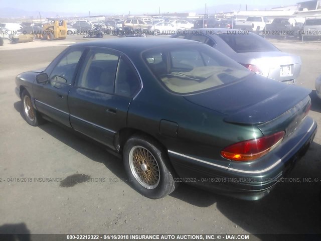 1G2HX53L4P1274196 - 1993 PONTIAC BONNEVILLE SE GREEN photo 3