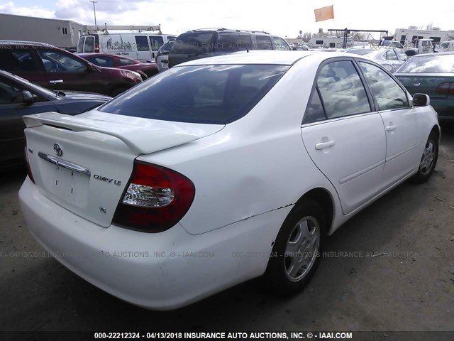 4T1BF32K42U030570 - 2002 TOYOTA CAMRY LE/XLE/SE 白色 照片 4