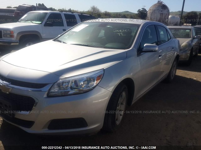 1G11C5SA4GF148490 - 2016 CHEVROLET MALIBU LIMITED LT SILVER photo 2