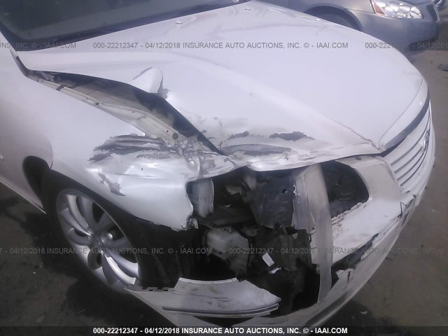 KMHFC46F58A290726 - 2008 HYUNDAI AZERA SE/LIMITED WHITE photo 6