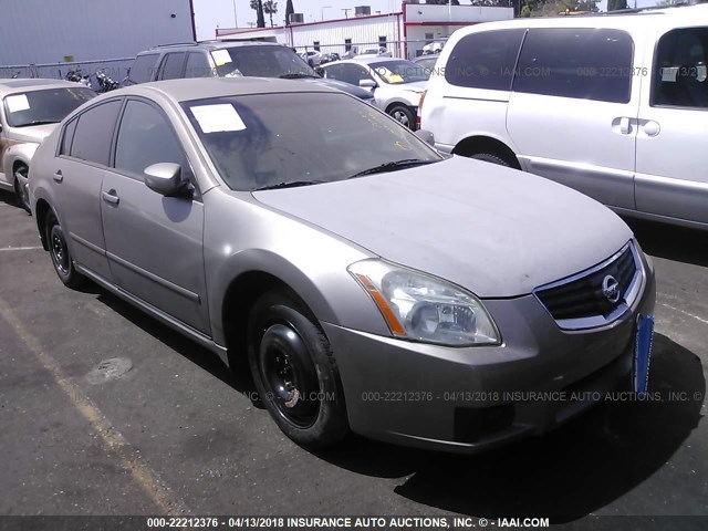 1N4BA41E18C817288 - 2008 NISSAN MAXIMA SE/SL BROWN photo 1