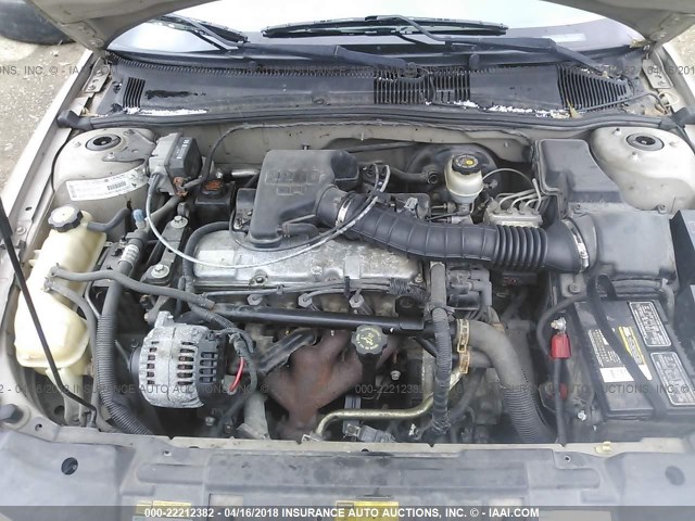 1G1JC524317315045 - 2001 CHEVROLET CAVALIER CNG GOLD photo 10