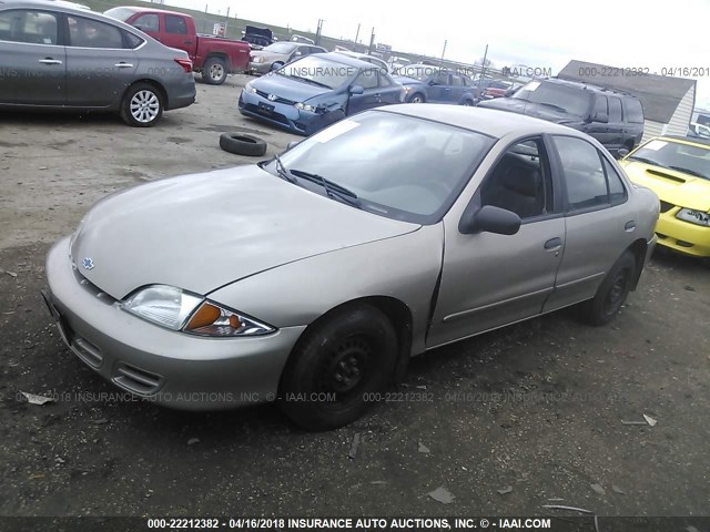 1G1JC524317315045 - 2001 CHEVROLET CAVALIER CNG GOLD photo 2