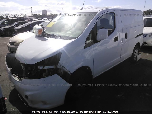 3N6CM0KN7FK721442 - 2015 NISSAN NV200 2.5S/2.5SV WHITE photo 2