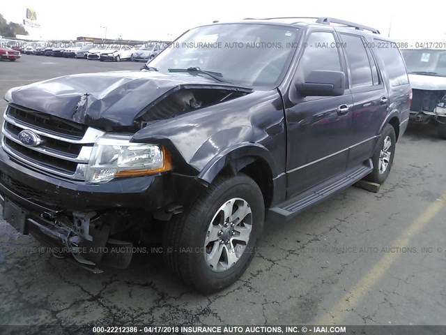 1FMJU1JT3FEF20935 - 2015 FORD EXPEDITION XLT/KING RANCH BLACK photo 2