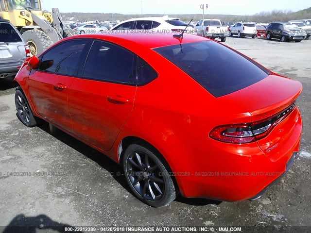 1C3CDFFH9GD818433 - 2016 DODGE DART SXT SPORT ORANGE photo 3