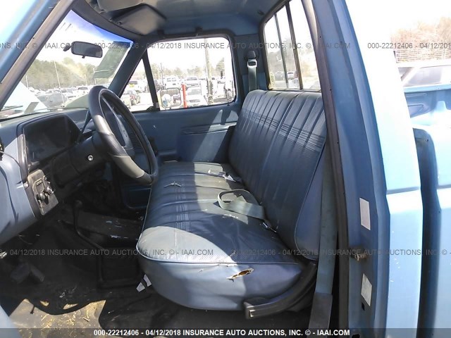 1FTHF26H1JNB48382 - 1988 FORD F250 BLUE photo 8