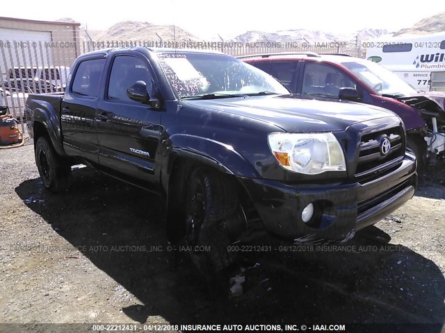 3TMLU42N78M016626 - 2008 TOYOTA TACOMA DOUBLE CAB შავი ფოტო 1