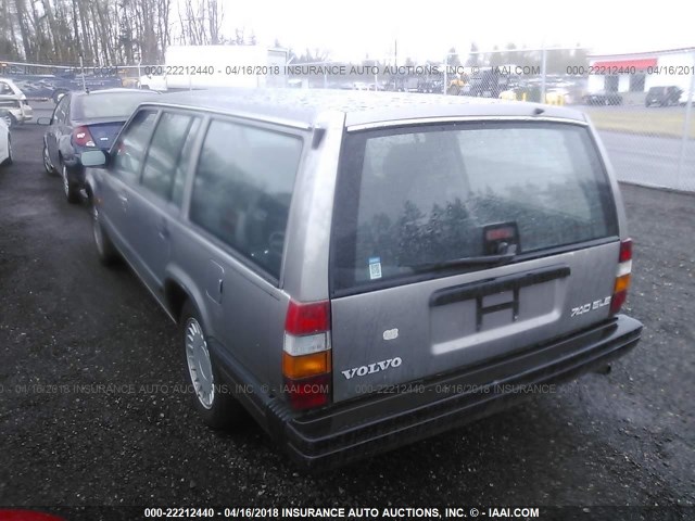 YV1FX8851H1071311 - 1987 VOLVO 740 GLE SILVER photo 3