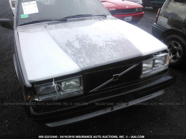 YV1FX8851H1071311 - 1987 VOLVO 740 GLE SILVER photo 6